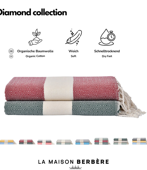 Diamond Elegance Kollektion: Rubinrot & Smaragdgrün
