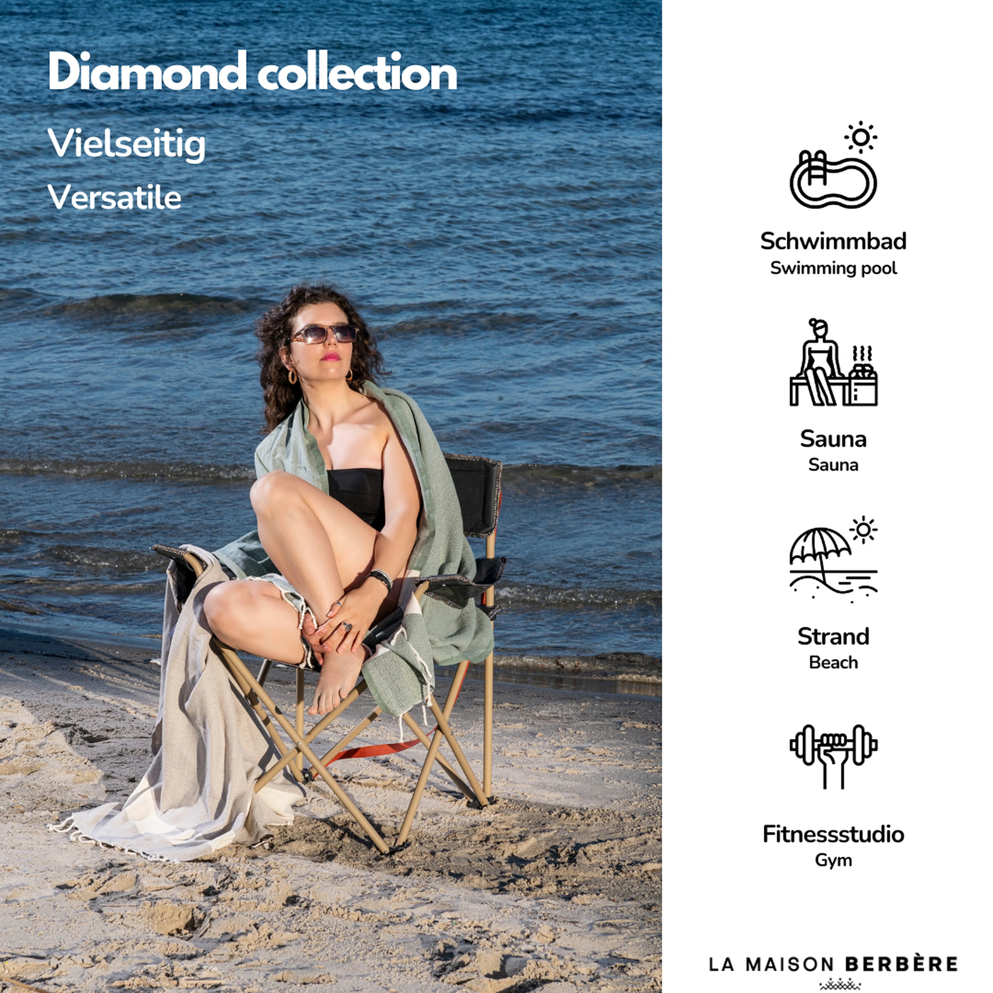 Diamond Oasis Collection: Emerald Green, Taupe and Olive Green