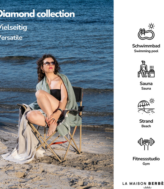 Diamond Oasis Kollektion: Smaragdgrün, Taupe und Olivgrün