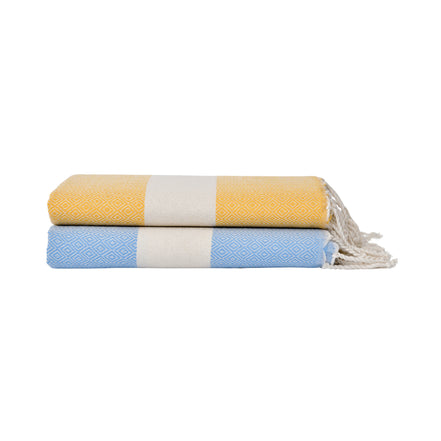 Diamond Radiance Collection: Mustard Yellow &amp; Light Blue