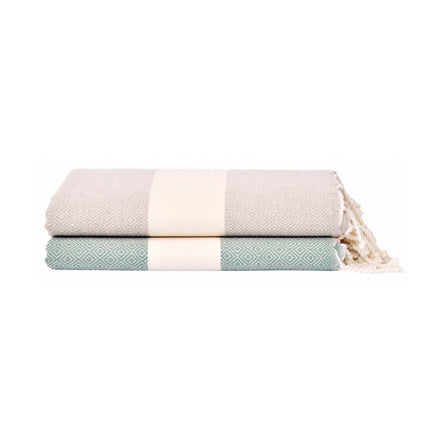 Diamond Serenity Collection: Olive Green and Taupe