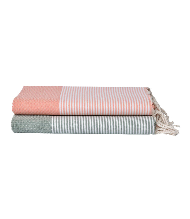 Honeycomb Blush Kollektion: Lachsrosa & Salbeigrün