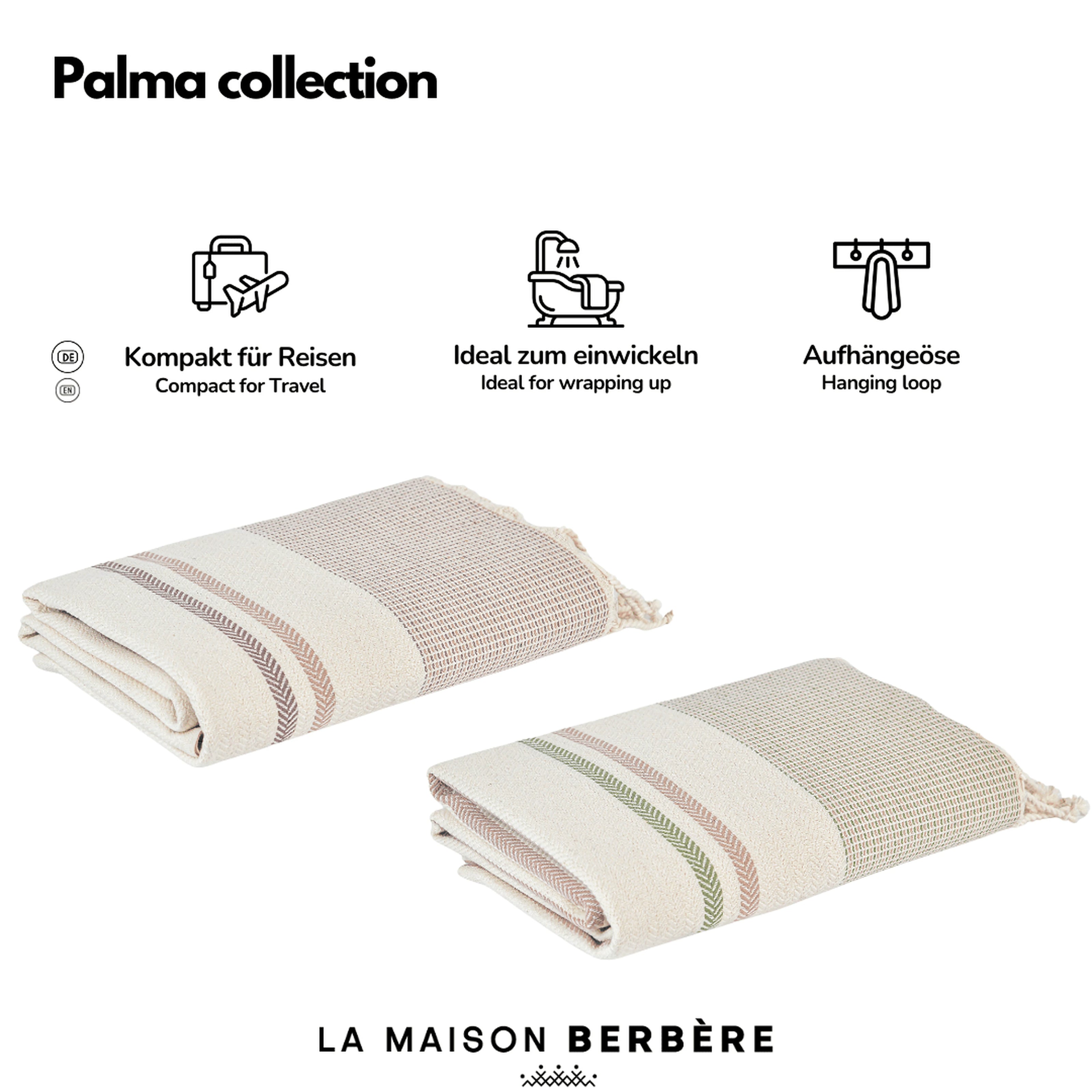 Palma Beach Towel - Carthage Set