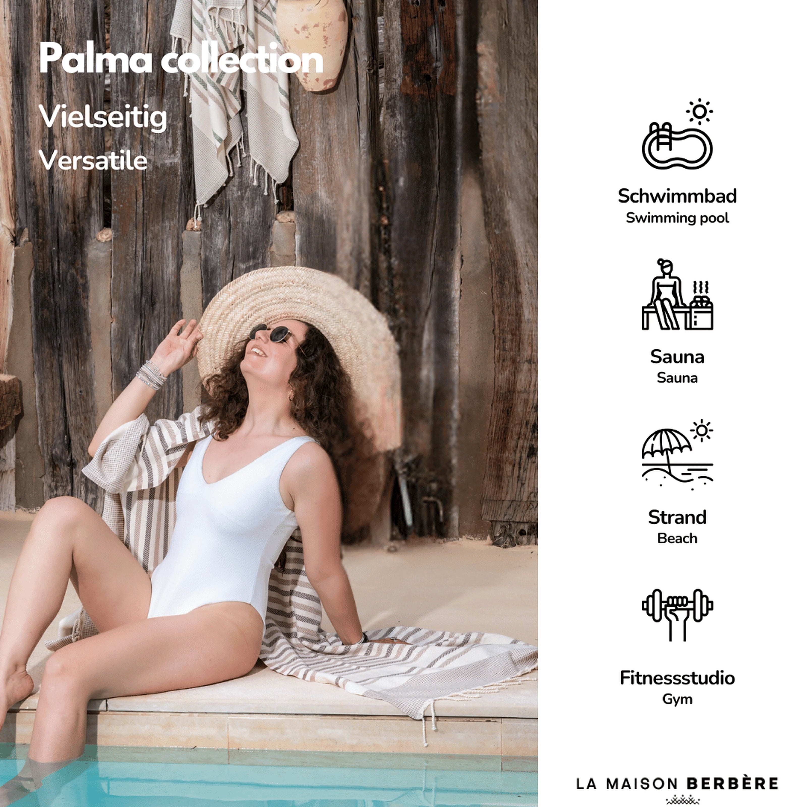 Palma Beach Towel - Carthage Set