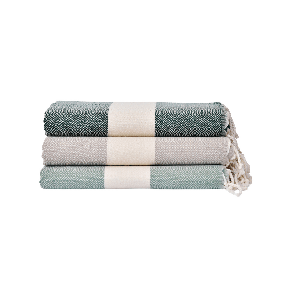 Diamond Oasis Kollektion: Smaragdgrün, Taupe und Olivgrün