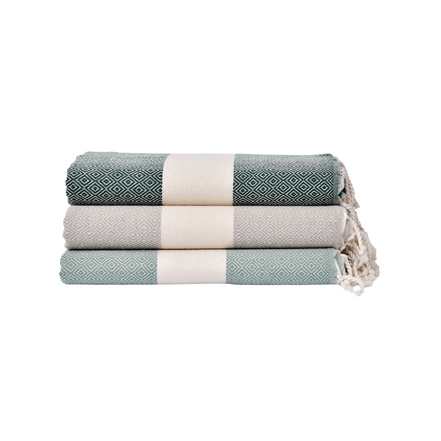 Diamond Oasis Collection: Emerald Green, Taupe and Olive Green