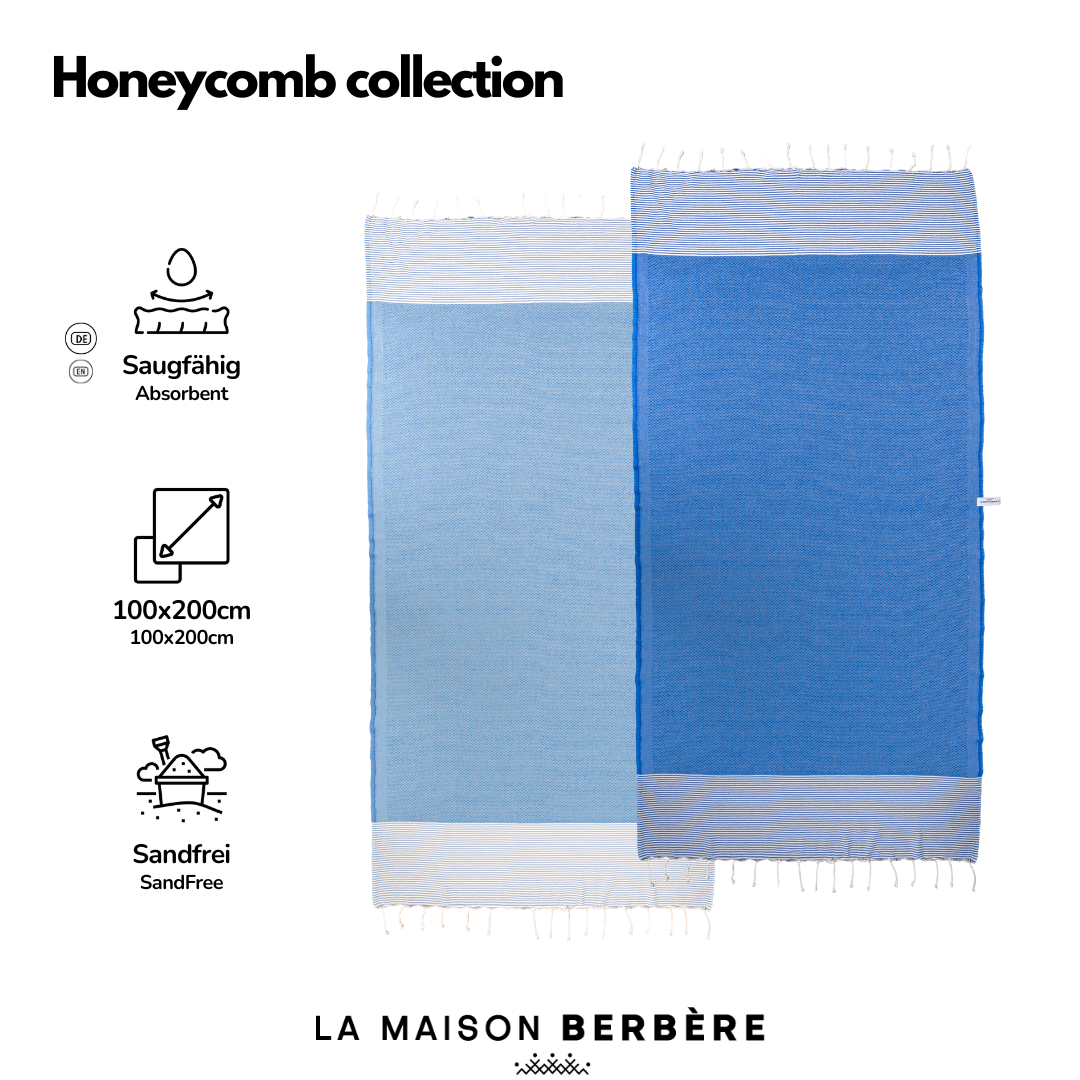 Honeycomb Skies Collection: Royal & Sky Blue