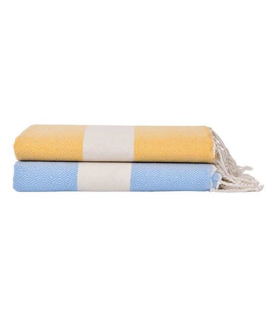 Diamond Radiance Kollektion: Senfgelb & Hellblau