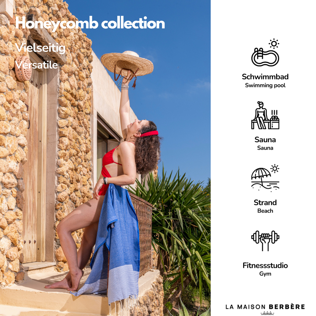 Honeycomb Vivid Collection: Royal Blue, Bordeaux & Sky Blue
