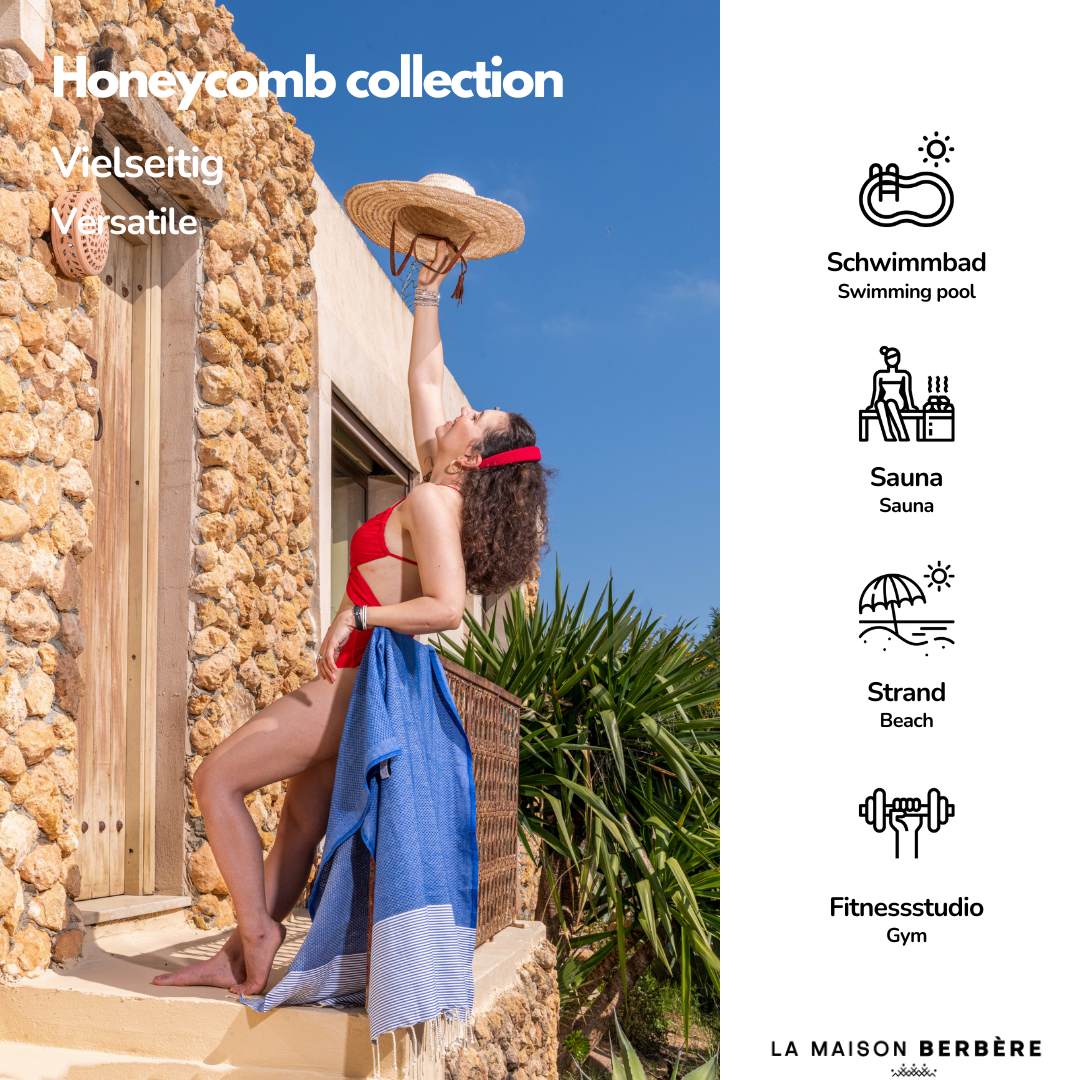 Honeycomb Vivid Collection: Royal Blue, Bordeaux & Sky Blue