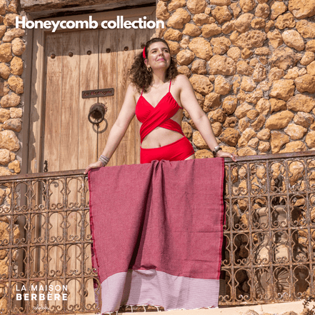 Honeycomb Vivid Collection: Royal Blue, Bordeaux & Sky Blue