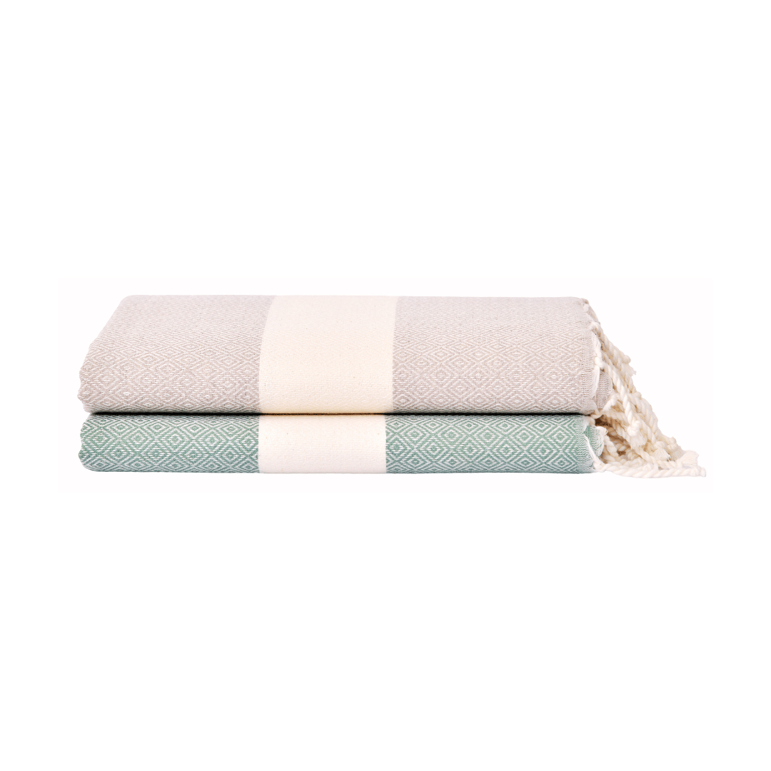 Diamond Serenity Kollektion: Olivgrün und Taupe
