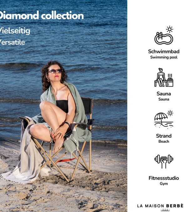 Diamond Oasis Kollektion: Smaragdgrün, Taupe und Olivgrün