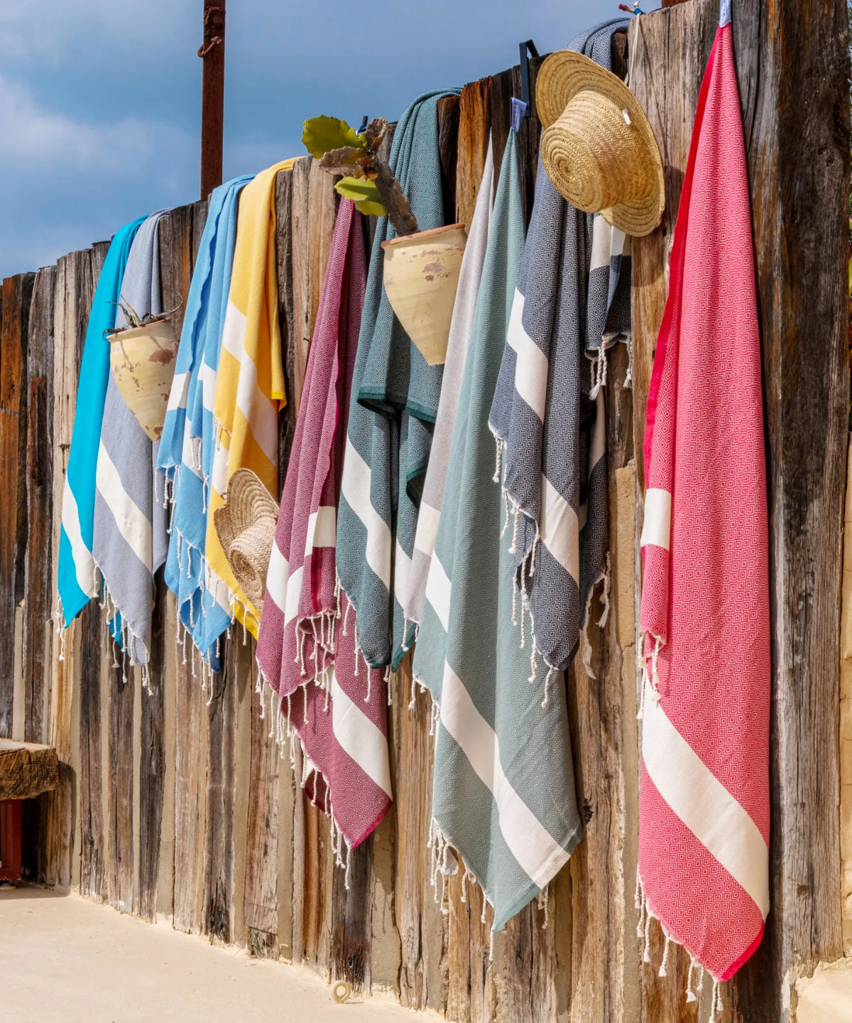 Fouta-Tücher der Diamond-Kollektion